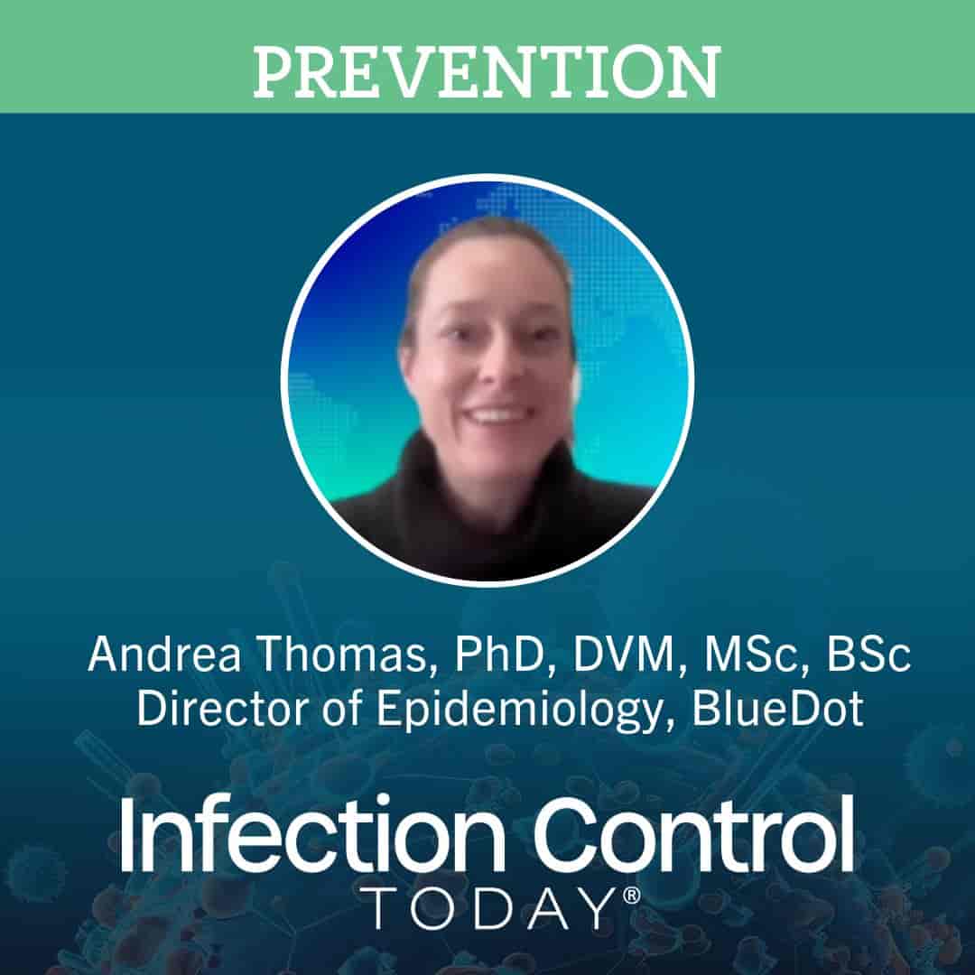 Andrea Thomas, PhD, DVM, MSc, BSc, director of epidemiology at BlueDot