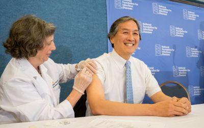 Public Health Experts Get Vaccinated, Urge Importance of Influenza Vaccines at NFID News Conference