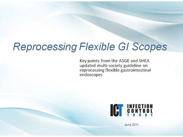 Slide Show: Reprocessing Flexible GI Scopes