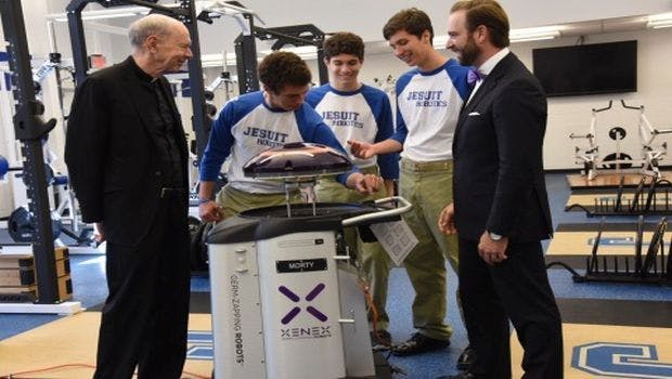 Jesuit High School Alumnus Donates Xenex Germ-Zapping Robot to His Alma Mater